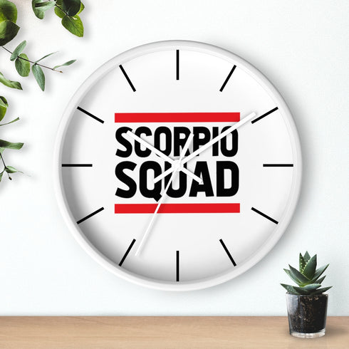 Scorpio Squad Wall clock